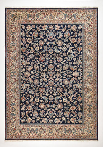 Maschad Teppich 247x355cm - Perserteppich - dunkelblau