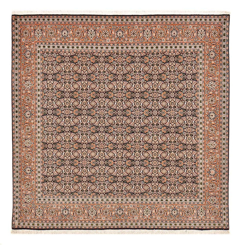 Täbriz - 50 Raj Teppich 202x203cm - Perserteppich - rost
