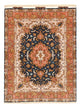 Täbriz - 60 Raj Teppich 148x202cm - Perserteppich - mehrfarbig
