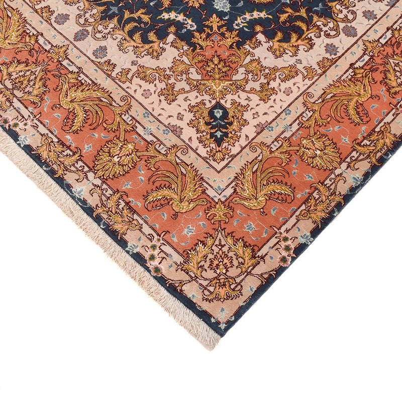Täbriz - 60 Raj Teppich 148x202cm - Perserteppich - mehrfarbig