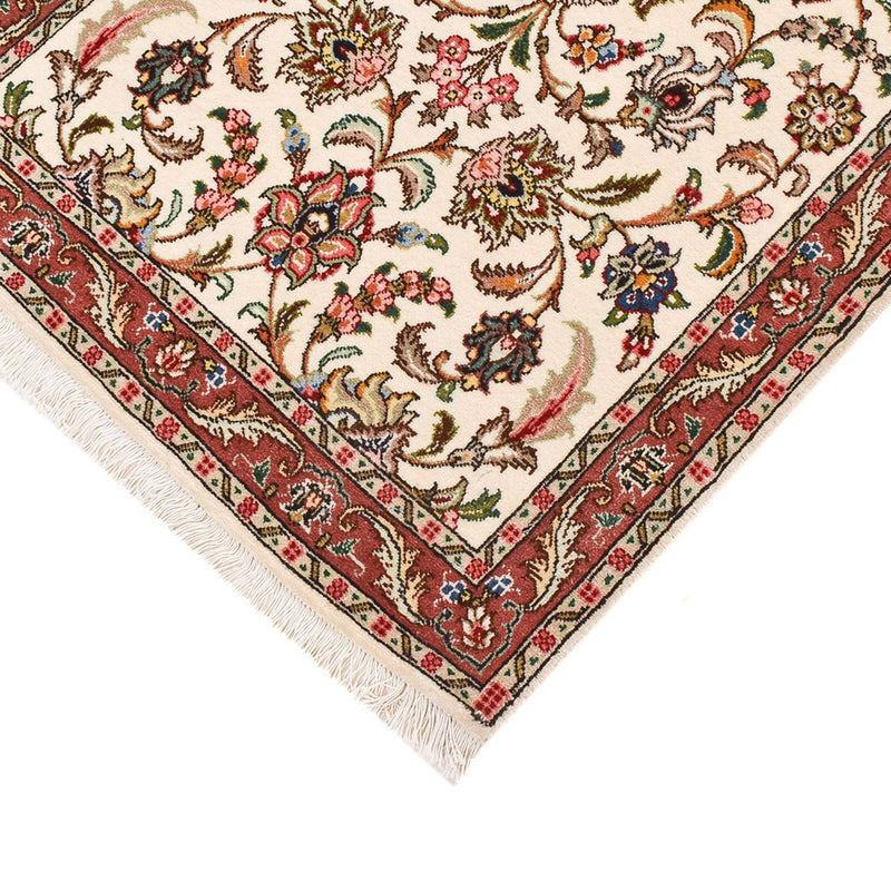 Täbriz - 60 Raj Teppich 70x255cm - Perserteppich - sand
