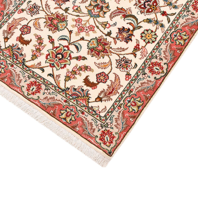 Täbriz - 50 Raj Teppich 71x202cm - Perserteppich - creme