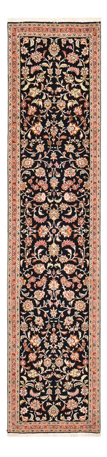 Täbriz - 60 Raj Teppich 69x290cm - Perserteppich - dunkelblau