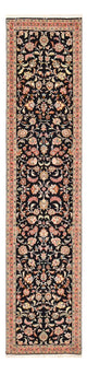 Täbriz - 60 Raj Teppich 69x290cm - Perserteppich - dunkelblau