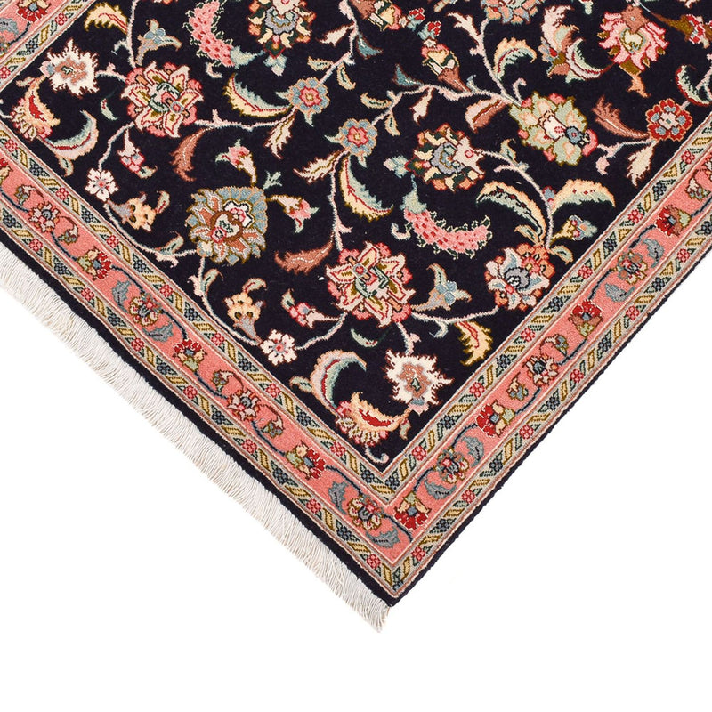 Täbriz - 60 Raj Teppich 69x290cm - Perserteppich - dunkelblau