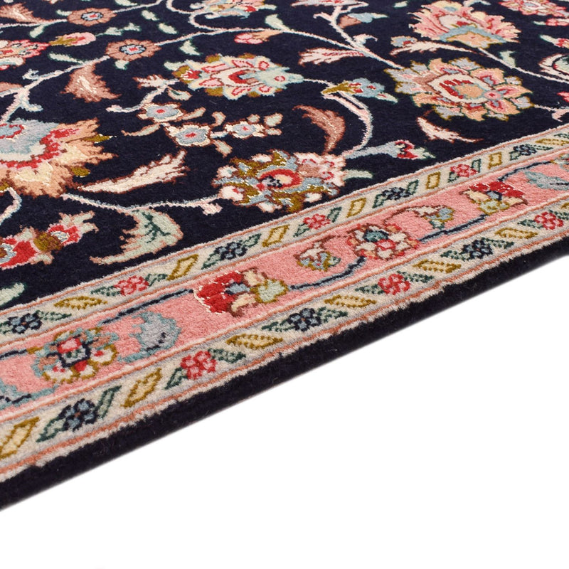Täbriz - 60 Raj Teppich 69x290cm - Perserteppich - dunkelblau