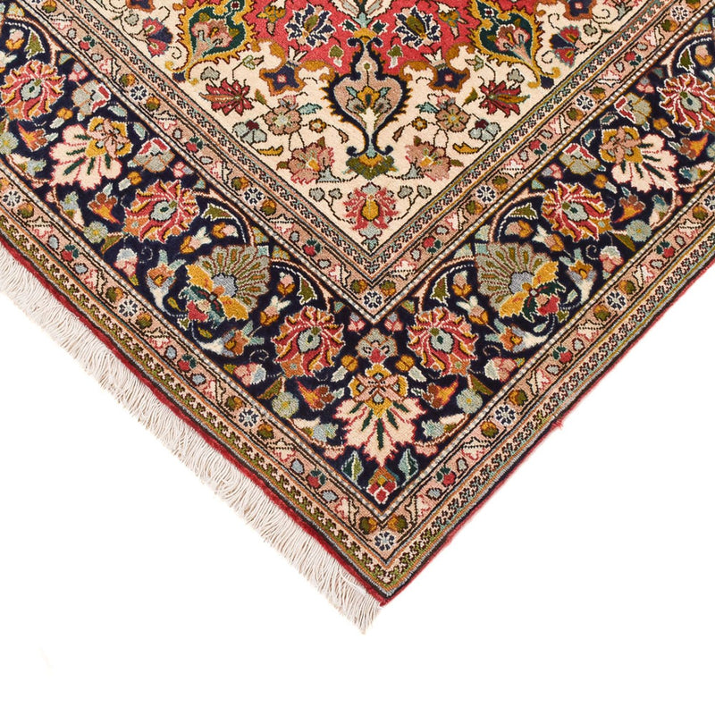 Täbriz - 50 Raj Teppich 147x198cm - Perserteppich - rot