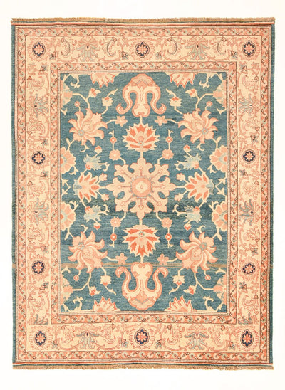 Ziegler Teppich 210x284cm - Orientteppich - hellblau