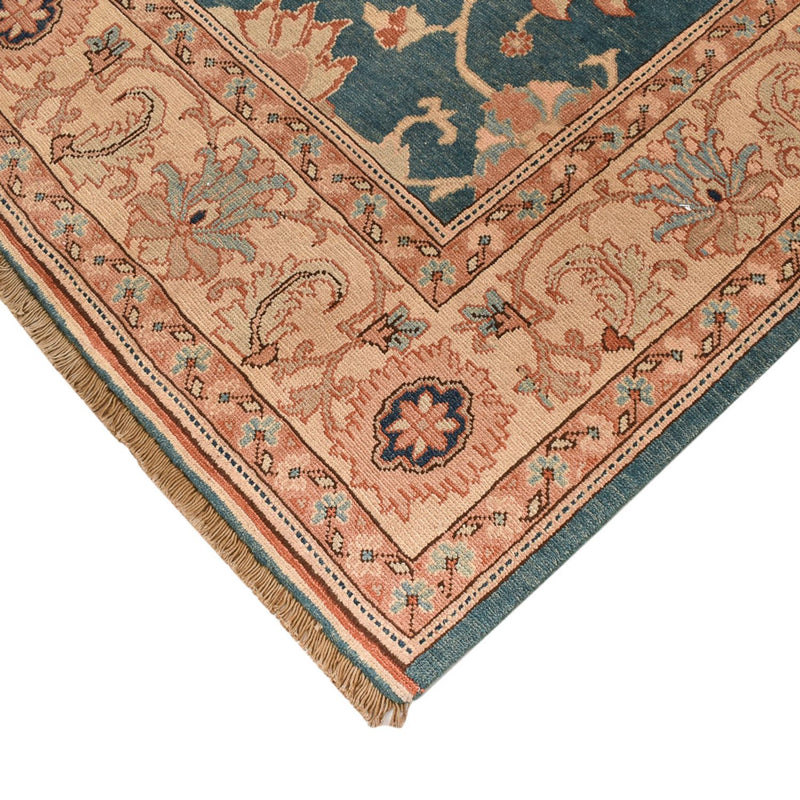 Ziegler Teppich 210x284cm - Orientteppich - hellblau