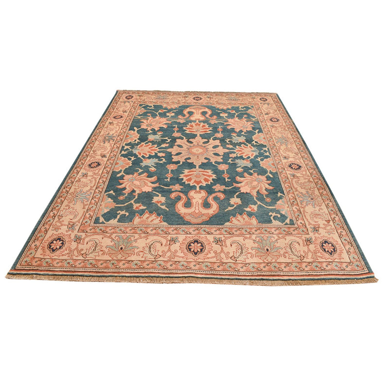 Ziegler Teppich 210x284cm - Orientteppich - hellblau