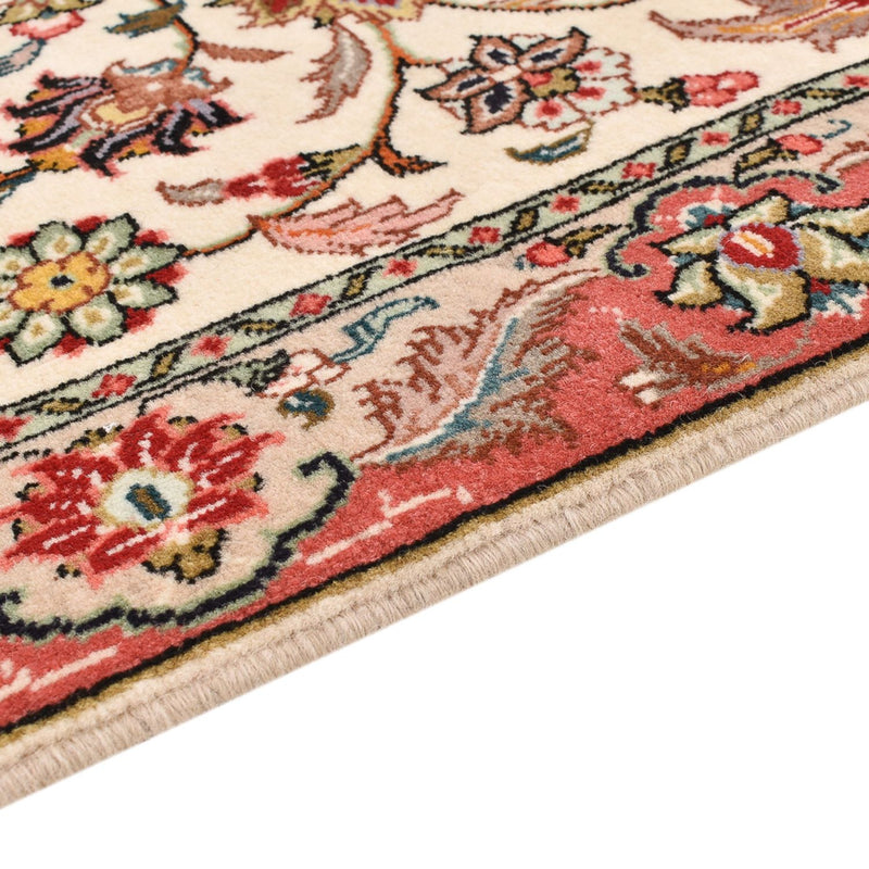 Täbriz - 50 Raj Teppich 69x202cm - Perserteppich - creme
