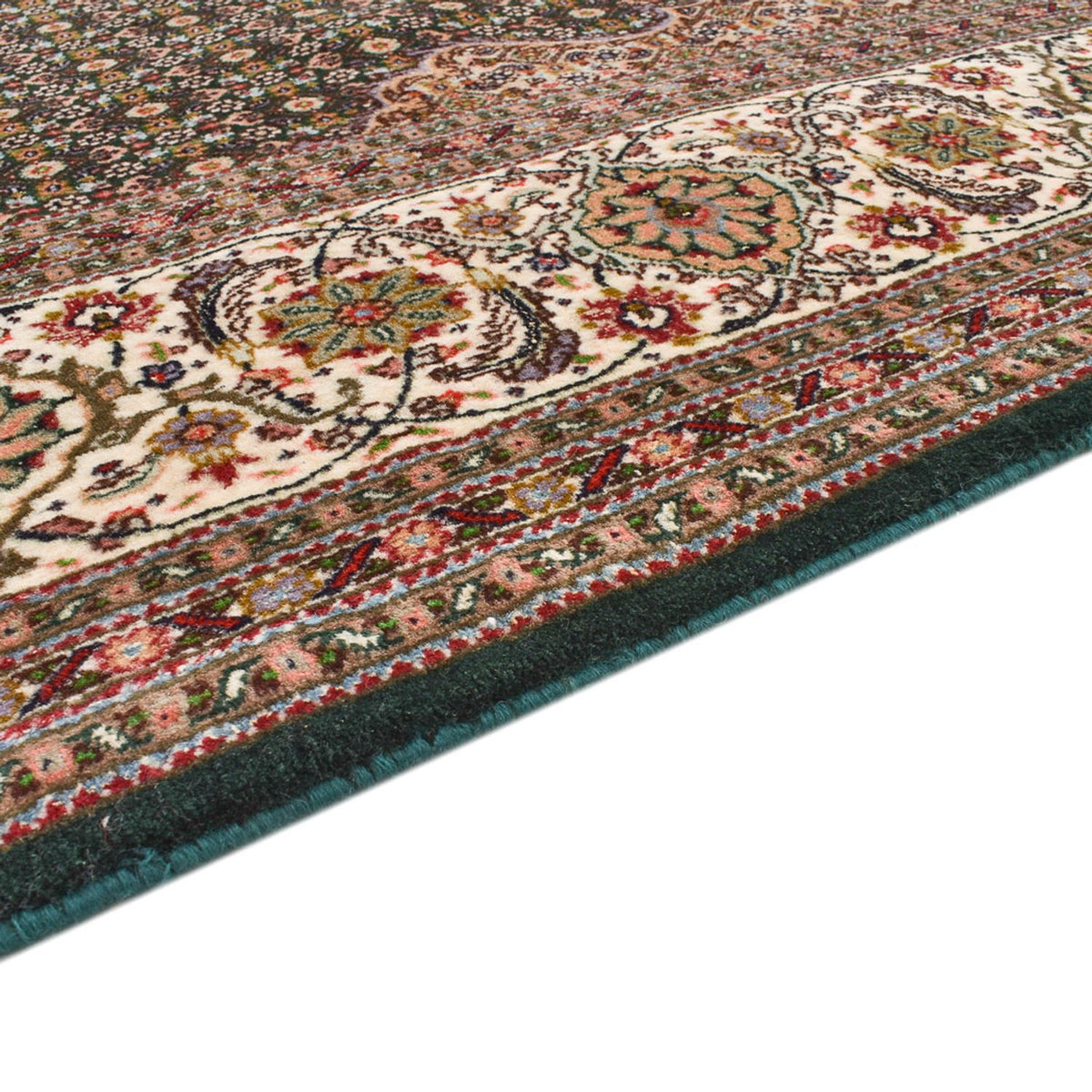 Täbriz - 60 Raj Teppich 203x404cm - Perserteppich - sand