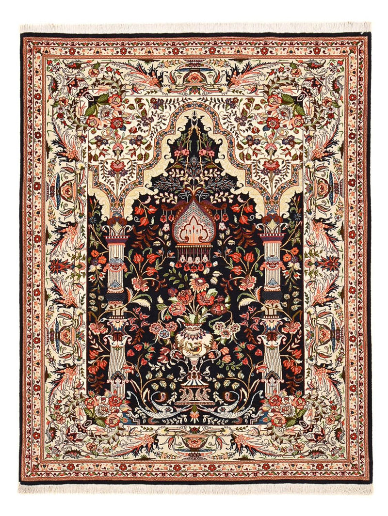 Täbriz - 60 Raj Teppich 150x196cm - Perserteppich - mehrfarbig