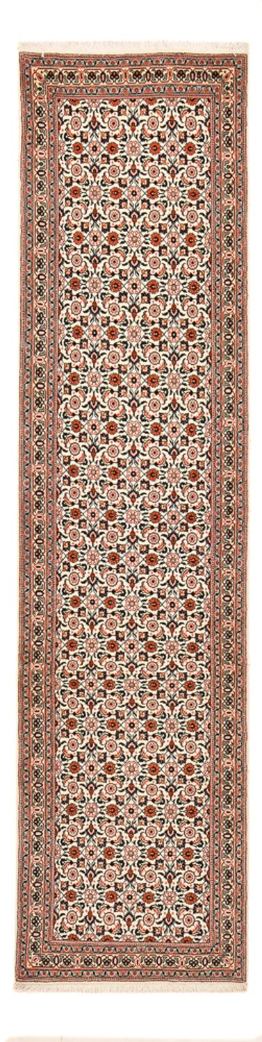 Täbriz - 50 Raj Teppich 74x304cm - Perserteppich - hellbraun