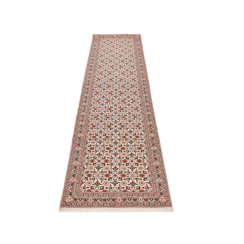 Täbriz - 50 Raj Teppich 74x304cm - Perserteppich - hellbraun