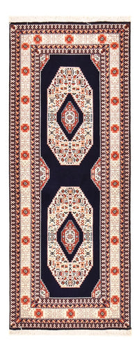 Täbriz - 60 Raj Teppich 72x186cm - Perserteppich - dunkelblau – product image