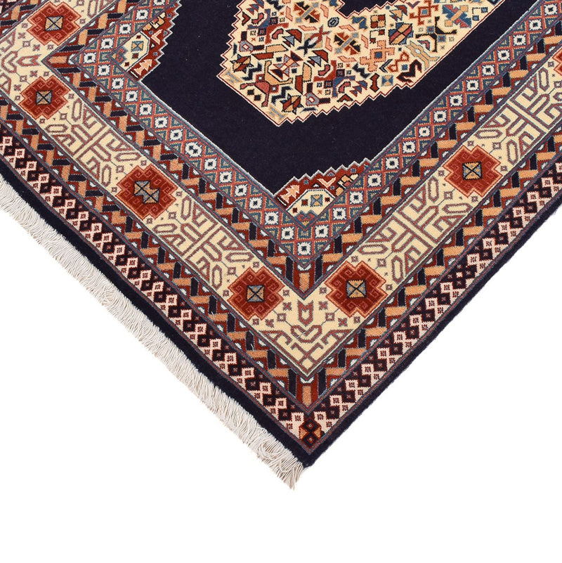 Täbriz - 60 Raj Teppich 73x300cm - Perserteppich - dunkelblau