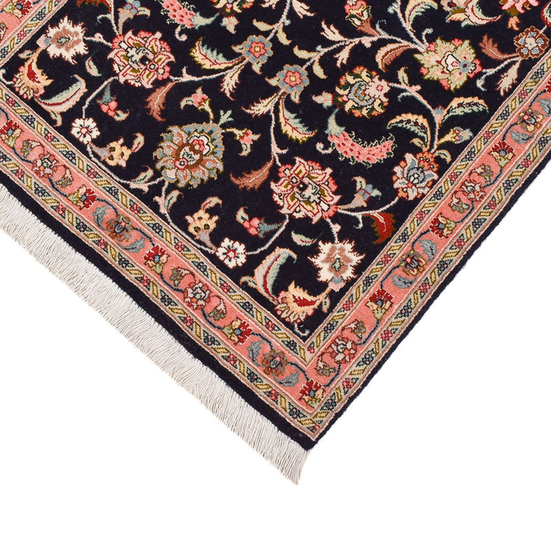 Täbriz - 60 Raj Teppich 66x300cm - Perserteppich - dunkelblau