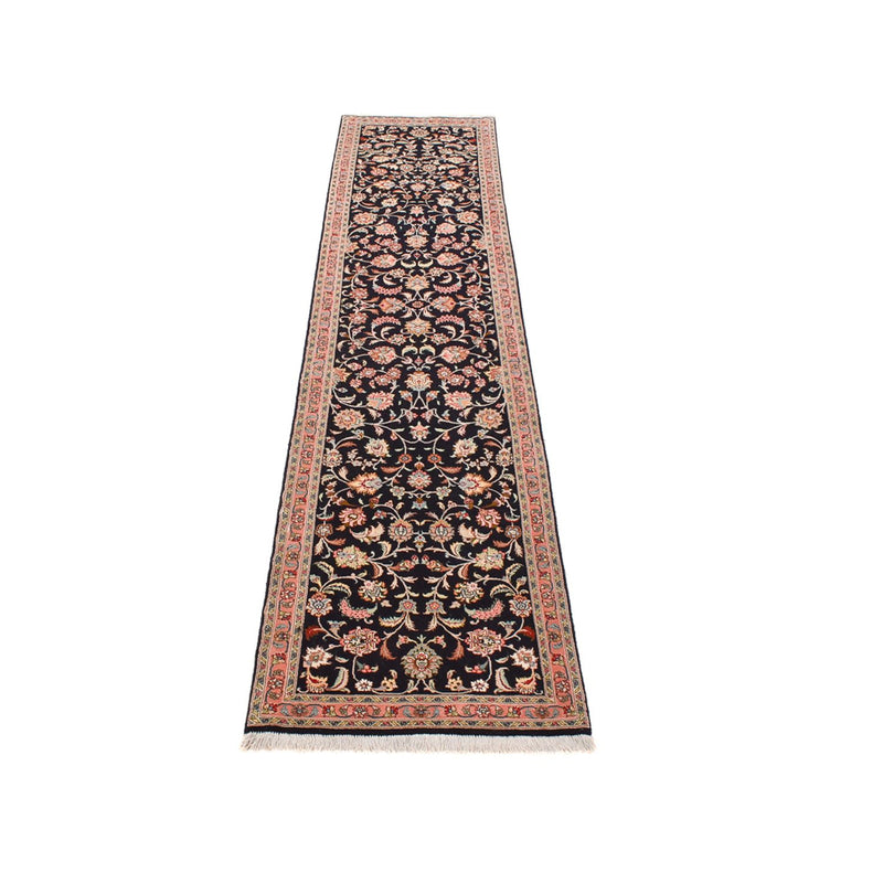 Täbriz - 60 Raj Teppich 66x300cm - Perserteppich - dunkelblau