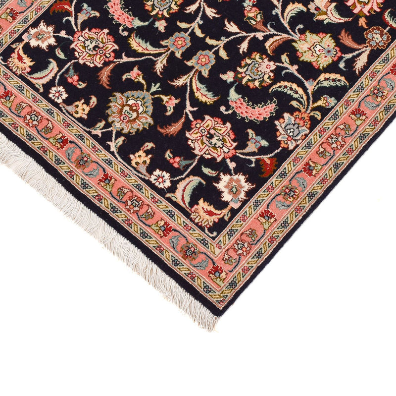 Täbriz - 60 Raj Teppich 67x300cm - Perserteppich - dunkelblau