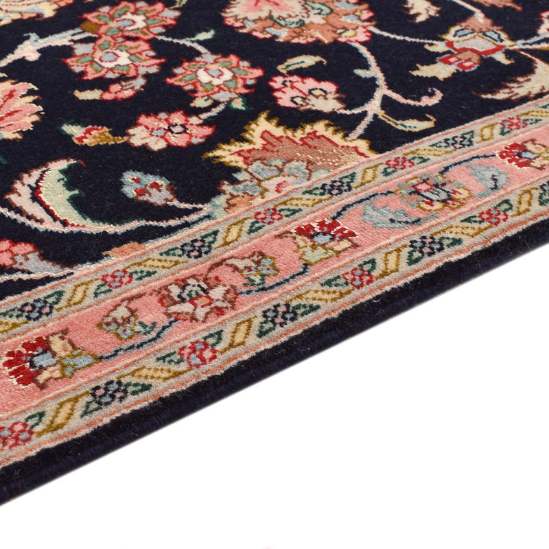 Täbriz - 60 Raj Teppich 67x300cm - Perserteppich - dunkelblau