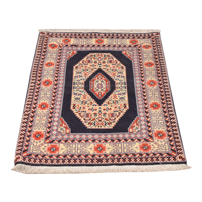 Täbriz - 50 Raj Teppich 74x105cm - Perserteppich - mehrfarbig