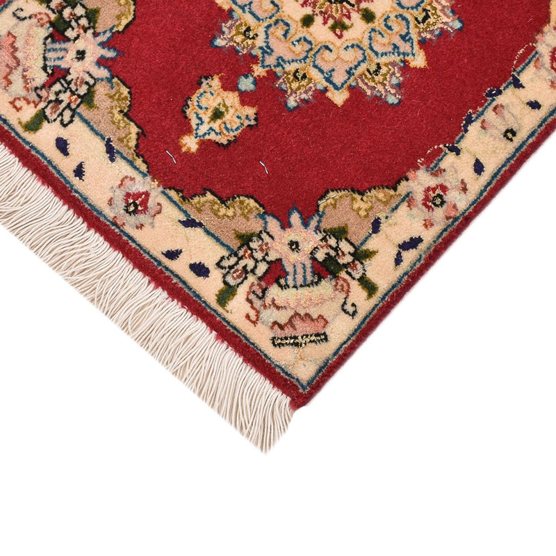 Täbriz - 60 Raj Teppich 30x40cm - Perserteppich - rot