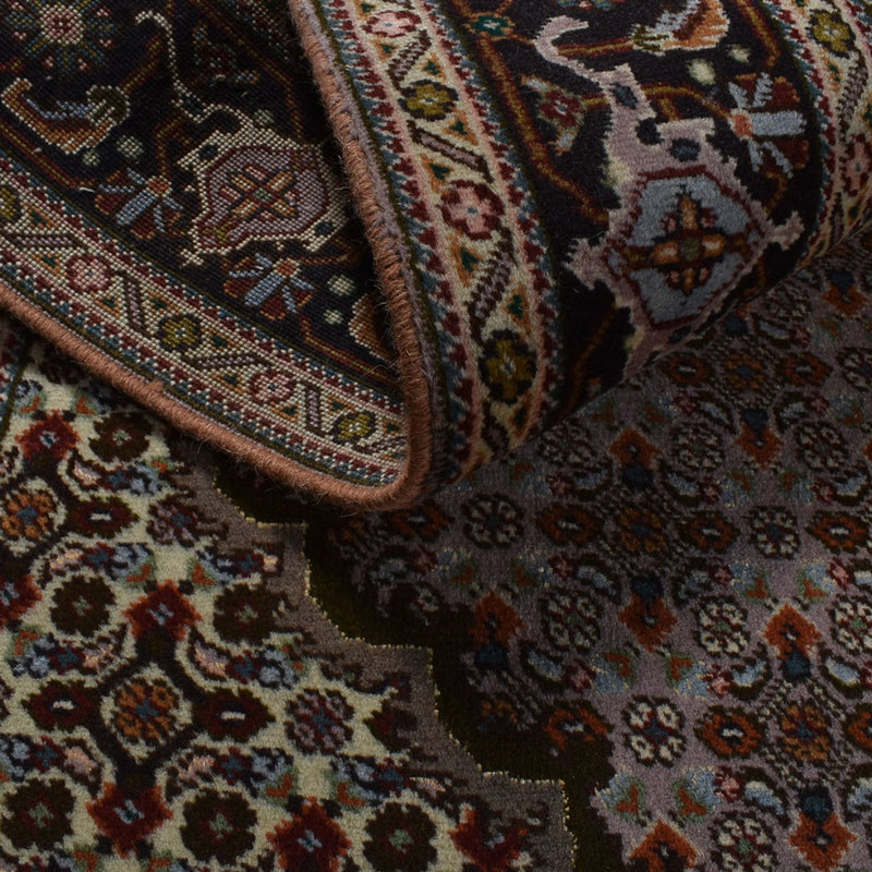 Täbriz - 40 Raj Teppich 156x197cm - Perserteppich - hellrot
