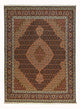 Täbriz - 40 Raj Teppich 152x202cm - Perserteppich - braun