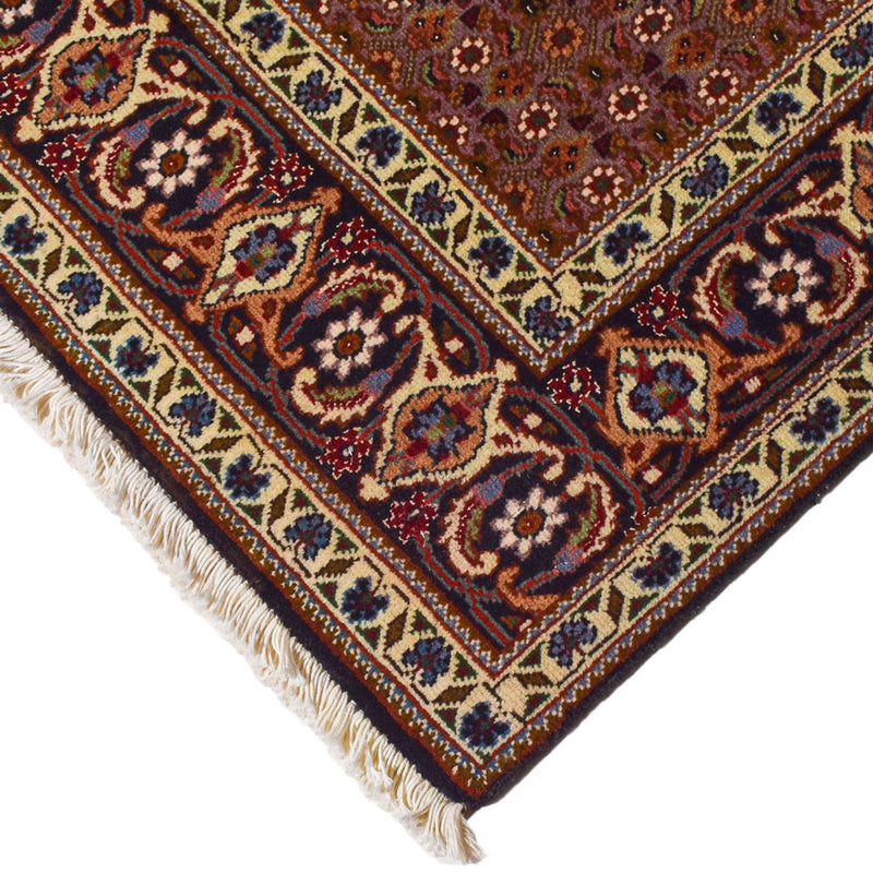 Täbriz - 40 Raj Teppich 152x202cm - Perserteppich - braun