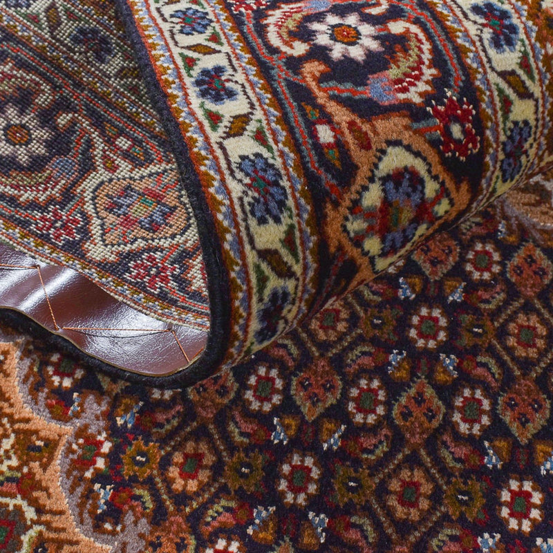 Täbriz - 40 Raj Teppich 152x202cm - Perserteppich - braun