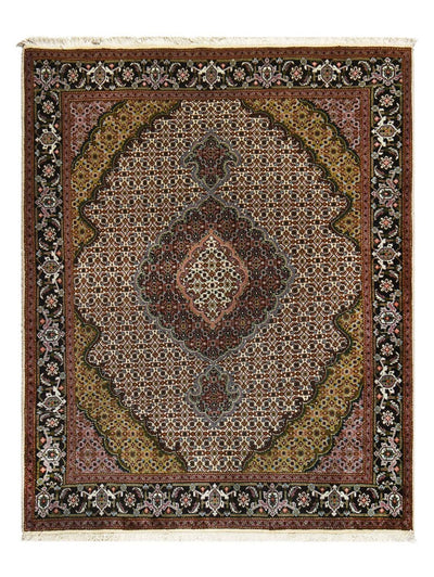 Täbriz - 40 Raj Teppich 155x196cm - Perserteppich - mehrfarbig