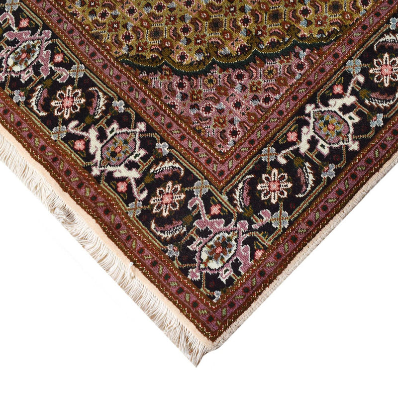 Täbriz - 40 Raj Teppich 155x196cm - Perserteppich - mehrfarbig
