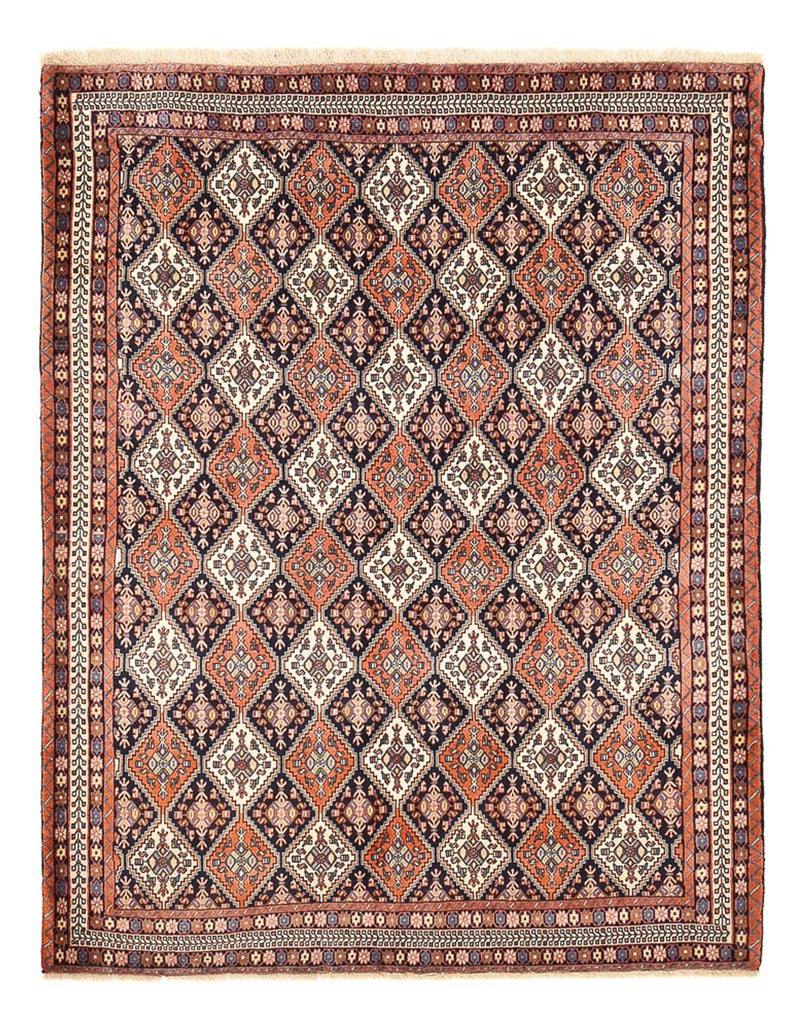 Afshar Sirjan Teppich 180x241cm - Perserteppich - hellrot