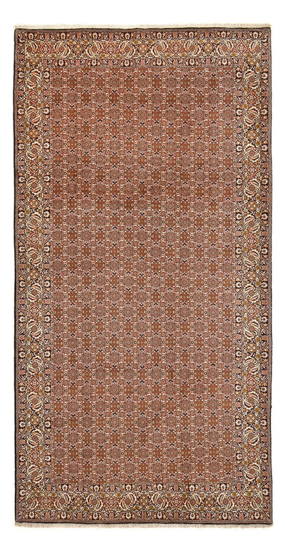 Bidjar - Zanjan Teppich 202x400cm - Perserteppich - hellbraun