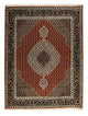 Täbriz - 40 Raj Teppich 153x205cm - Perserteppich - rot