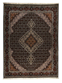 Täbriz - 40 Raj Teppich 154x207cm - Perserteppich - anthrazit – product image
