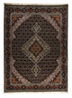 Täbriz - 40 Raj Teppich 154x207cm - Perserteppich - anthrazit
