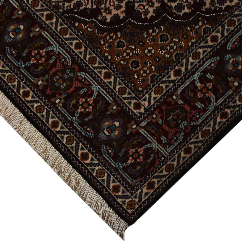 Täbriz - 40 Raj Teppich 154x207cm - Perserteppich - anthrazit