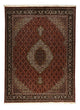 Täbriz - 40 Raj Teppich 150x204cm - Perserteppich - dunkelrot
