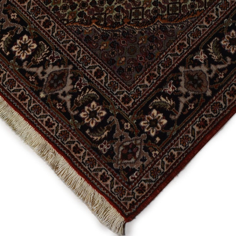 Täbriz - 40 Raj Teppich 150x204cm - Perserteppich - dunkelrot