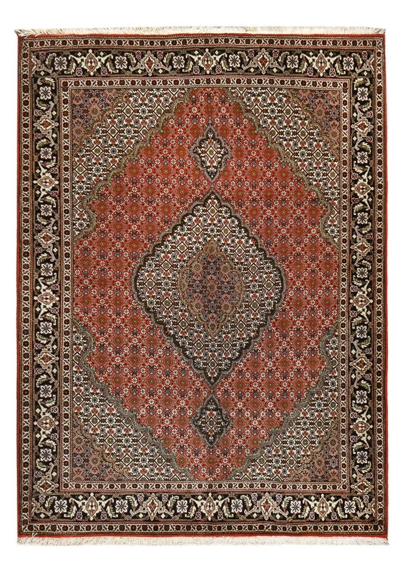 Täbriz - 40 Raj Teppich 154x205cm - Perserteppich - mehrfarbig