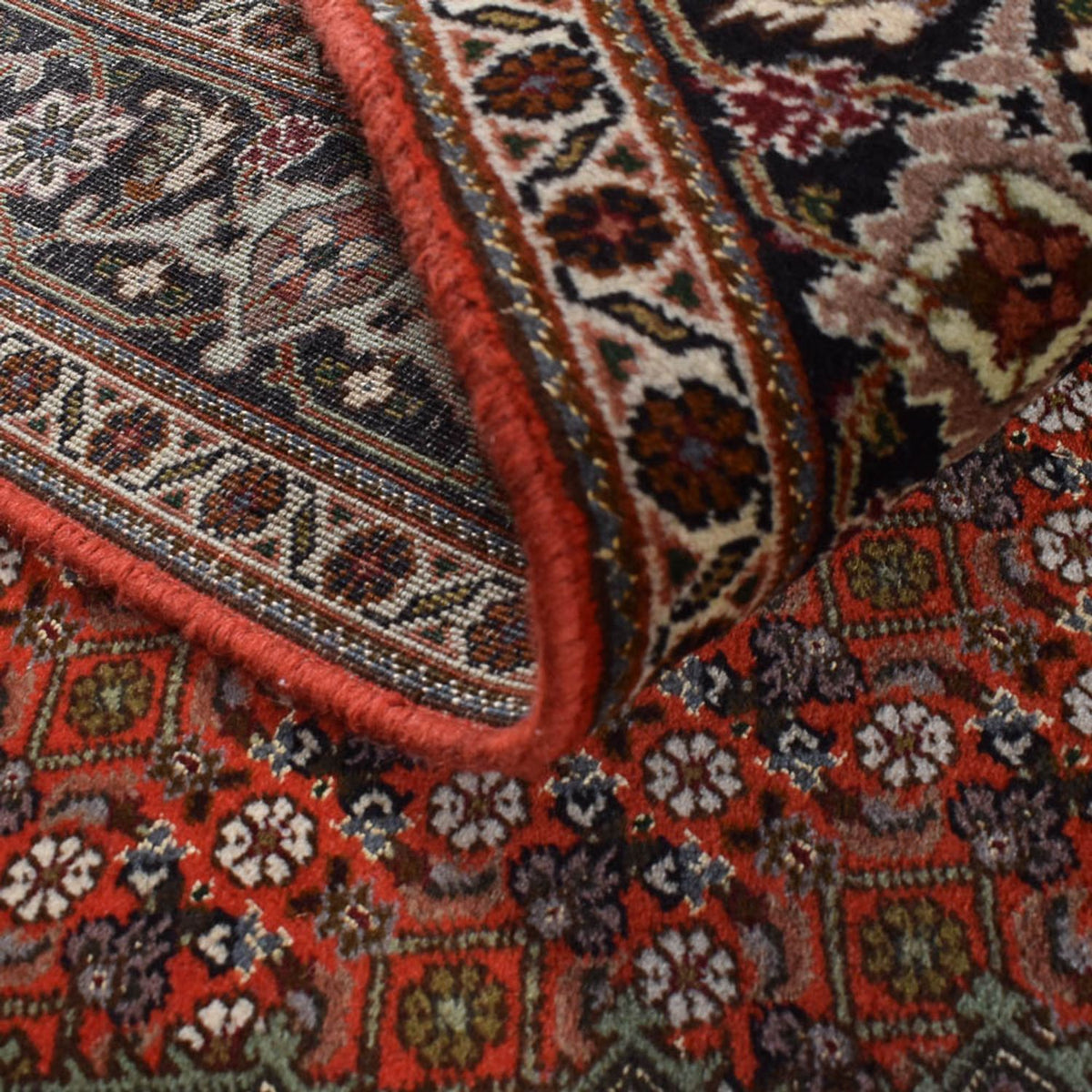 Täbriz - 40 Raj Teppich 154x205cm - Perserteppich - mehrfarbig
