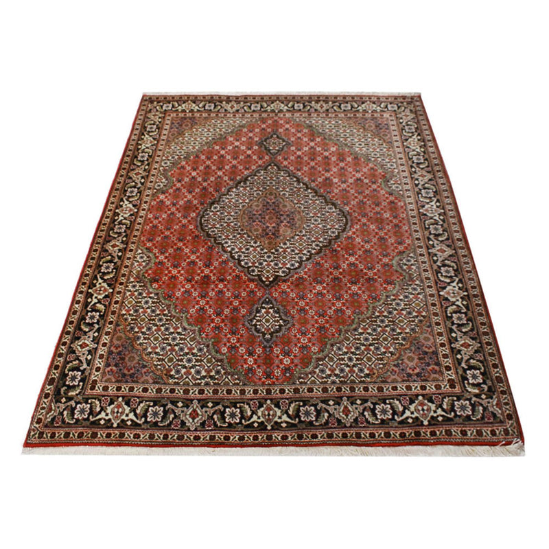Täbriz - 40 Raj Teppich 154x205cm - Perserteppich - mehrfarbig