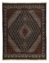 Täbriz - 40 Raj Teppich 158x206cm - Perserteppich - anthrazit – product image