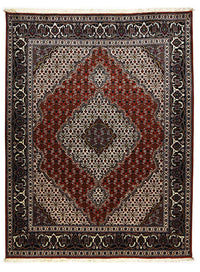 Täbriz - 40 Raj Teppich 154x200cm - Perserteppich - rot – product image