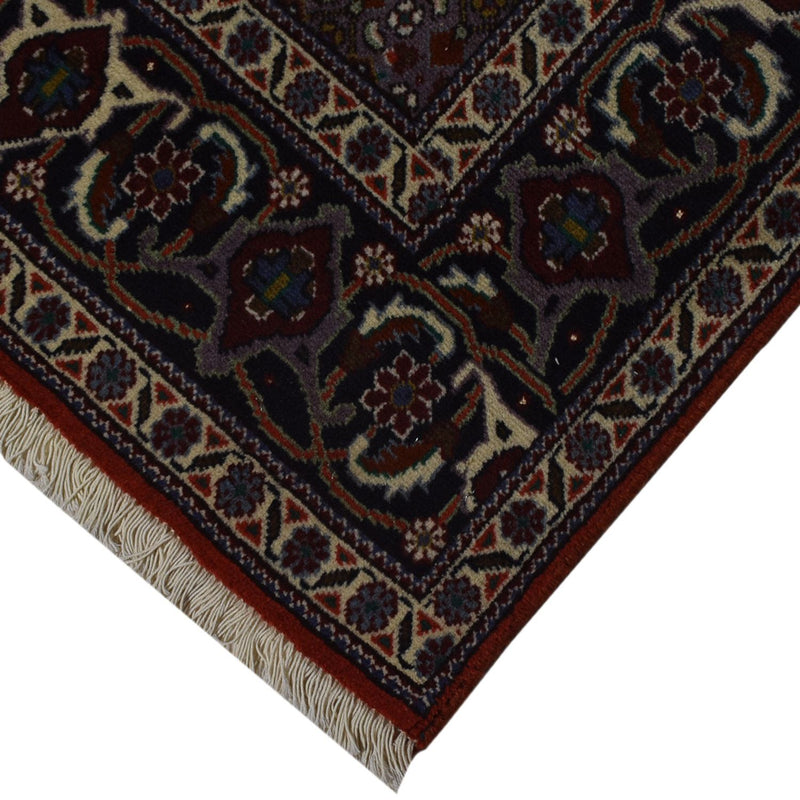 Täbriz - 40 Raj Teppich 154x200cm - Perserteppich - rot
