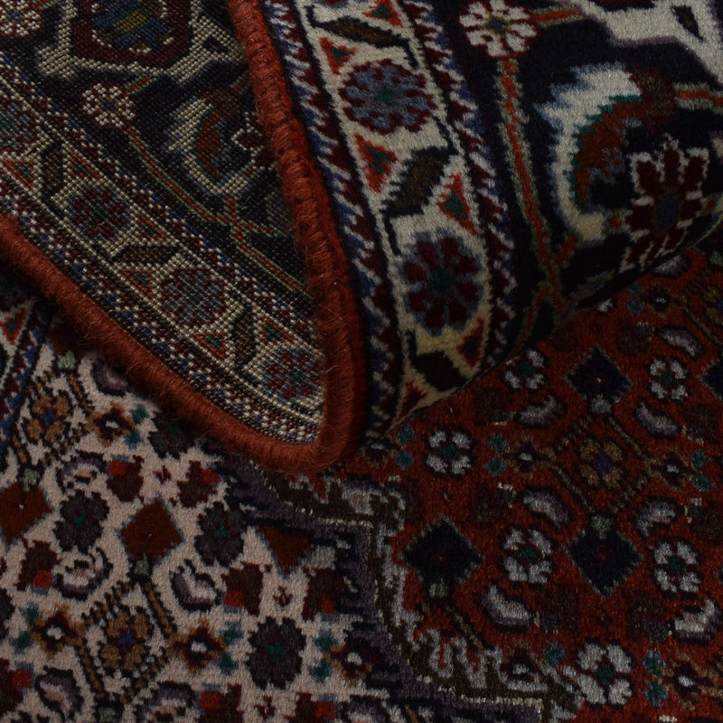 Täbriz - 40 Raj Teppich 154x200cm - Perserteppich - rot