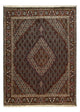 Täbriz - 40 Raj Teppich 150x204cm - Perserteppich - anthrazit