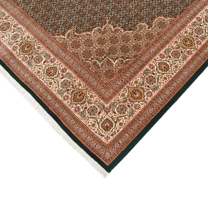 Täbriz - 50 Raj Teppich 200x404cm - Perserteppich - sand